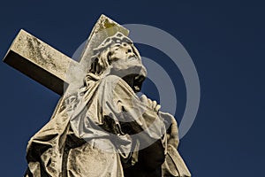 Statue of Jesus Christ with the cross