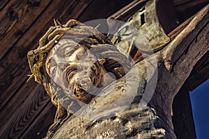 Statue of Jesus Christ crucified photo