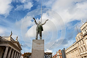 Statue of Jim Larkin. Dublin, Ireland