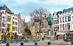 Statue of Johan de Witt in the Hague, the Netherlands