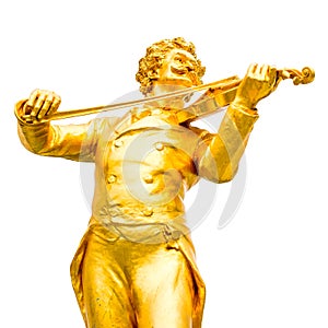 Statue of Johann Strauss, Stadtpark in Vienna, Austria