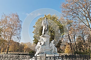 Statue of Johann Wolfgang von Goethe at Berlin, Germany