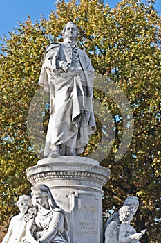 Statue of Johann Wolfgang von Goethe at Berlin, Germany
