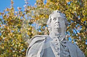 Statue of Johann Wolfgang von Goethe at Berlin, Germany photo