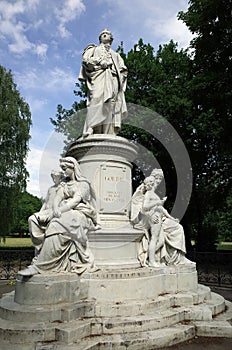 Statue of Johann Wolfgang von Goethe photo
