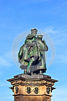 Statue of Johannes Gutenberg, inven photo