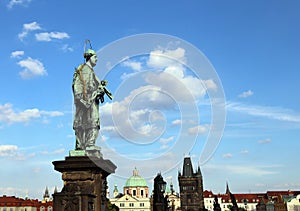 Statue of John Nepomucene at Charles Bridge