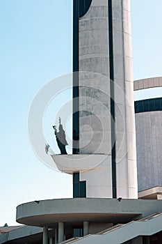 Statue of John Paul II in Sanctuary of Divine Mercy in Lagiewniki in Krakow, Poland