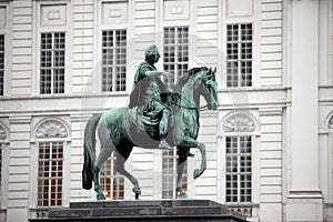 Statue of Josef II on Josefplatz square, in the Hofburg, Vienna