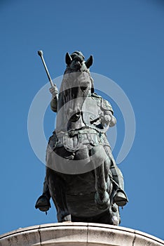 Statue of Joseph I in Lisbon. Popular statues in Portugal