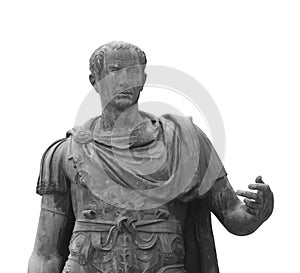 statue of Julius Caesar Dictator of the Roman Republic in Rome I