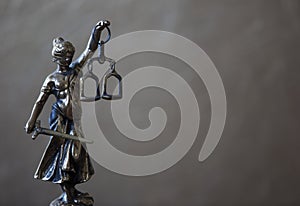 Statue of justice, Law concept,