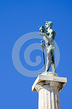 Statue at Kalemegdan - Belgrade, Serbia