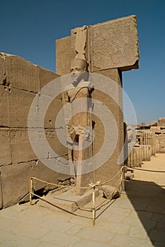 Statue in Karnak temple