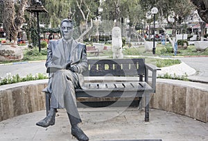Statue of Kasim Yaman 1892-1966 photo