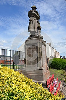 Statue in Kelty photo