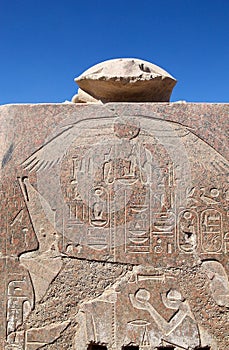 Statue of Khepri in Karnak, Egypt