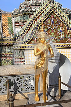 Statue of Kinari, Grand palace, , Bangkok, Thailand
