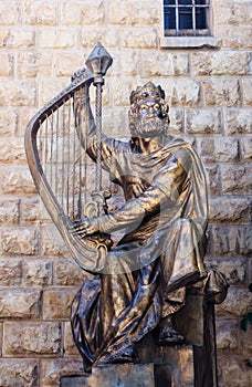 Statue of King David, Jerusalem, Israel