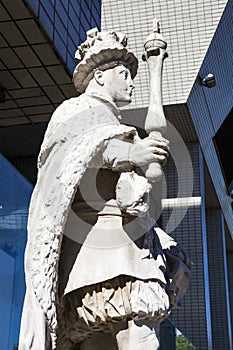 Statue of King Edward VI at St. Thomas's Hospital in London