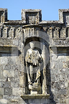 Statue of King Edward VII in Salisbury, Wiltshire, England