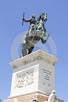 Statue of King Felipe IV by Pietro Tacca at the Plaza de Oriente