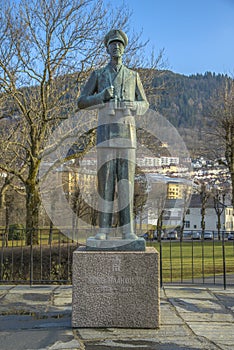 Statue of King Hakon VII of Norway