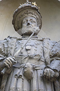 King Henry VIII Statue in London photo