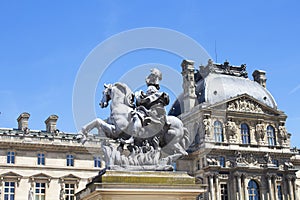 Statue of king Louis XIV photo