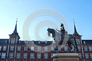 Statue of King Philips III, Plaza Mayor, Madrid