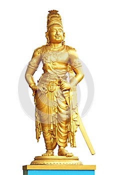 The statue of king raja raja cholan