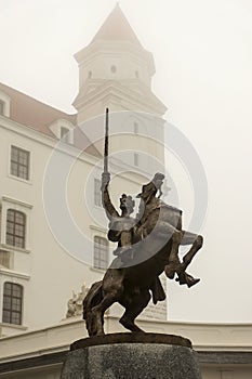 Socha kráľa Svjatopolka, Bratislava, Slovensko