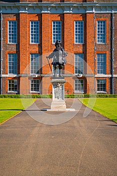 Statue of King William II at Kensington Palace in London, UK