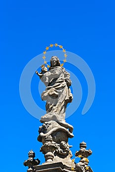 Statue in Kladno - Czech republic