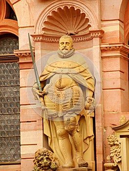 Statue of Knight of Heidelberg Castle