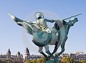 Statue of La France Renaissante. Paris