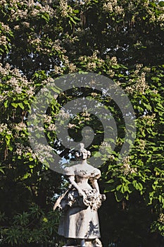 Statue `La Grisette` at Jules Ferry square in Paris, France photo