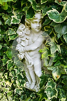 Statue with Leaves