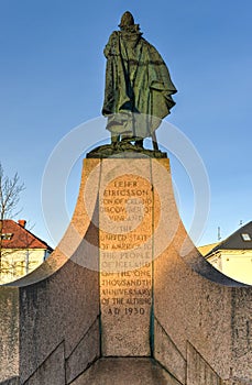 Statue of Leif Eriksson in Reykjavik, Iceland