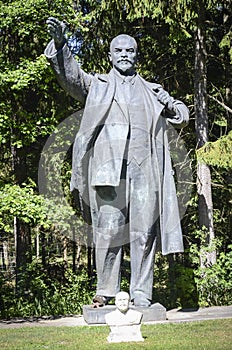 Statue of Lenin in Grutas park