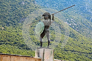 Statue of Leonidas in Thermopyles, Greece