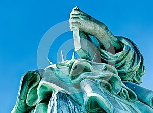 Statue Of Liberty With Book