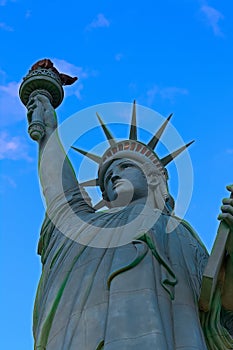 The Statue of Liberty is a colossal copper statue designed by Auguste Bartholdi