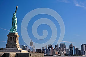 The statue of Liberty, Landmarks of New York City