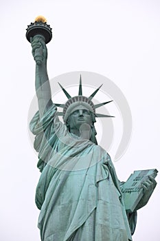 Statue of Liberty on Liberty Island. Manhattan. New York City. USA