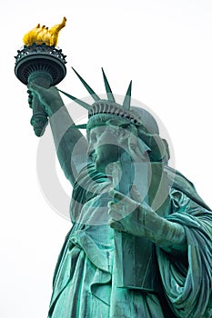 Statue of Liberty National Monument. Manhattan. New York. USA.