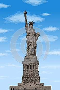 The Statue of Liberty in New York