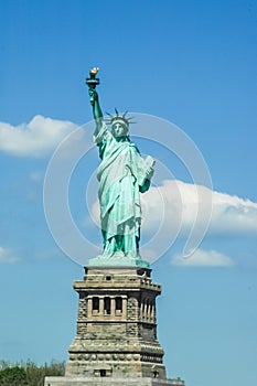 The Statue of Liberty in New York City, America