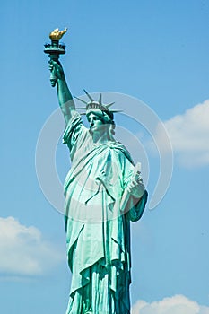 The Statue of Liberty in New York City, America