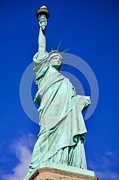 The Statue of Liberty in New York city, USA